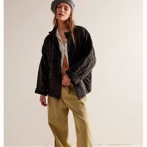 Free People Dolman Quilted Jacket